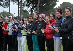 Kadınlar Golf Milli Takımı Antalya da kampa girdi